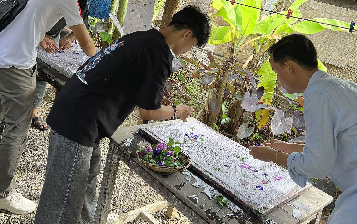 Granja de loto Papel de loto reciclado