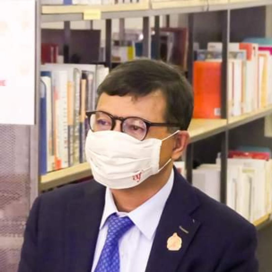 Lotus Silk Farm face mask endorsed by Minister Of Education in Cambodia